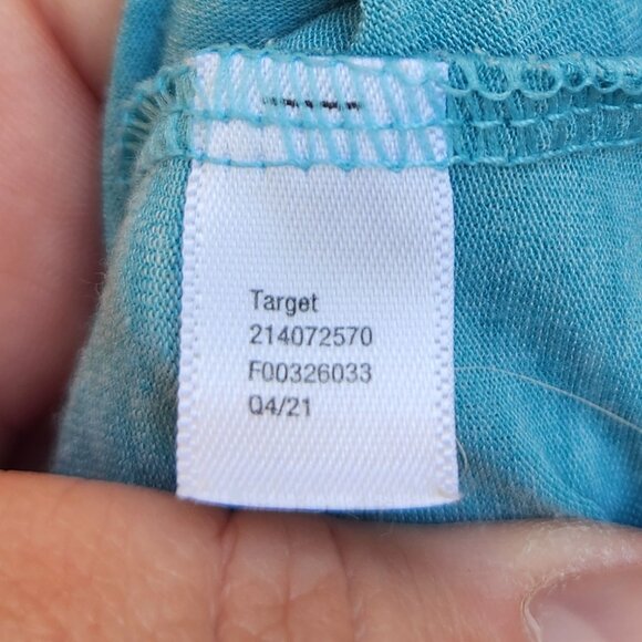 all in motion Plus Light Blue Crop Tank Top Crewneck Solid Athleisure Lounge - Picture 15 of 15